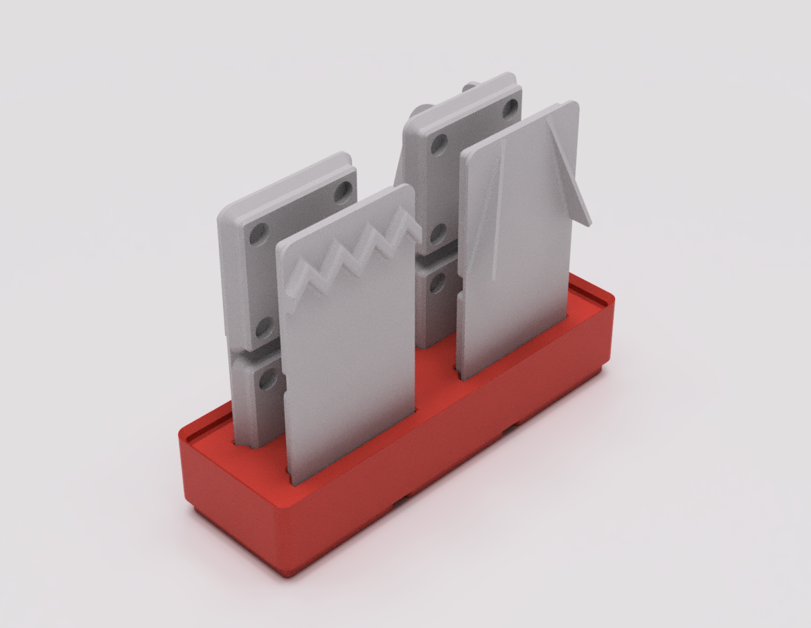 Miniatura 2 do modelo 3D Vortex Generators : LabPack for Modular STEM Wind Tunnel