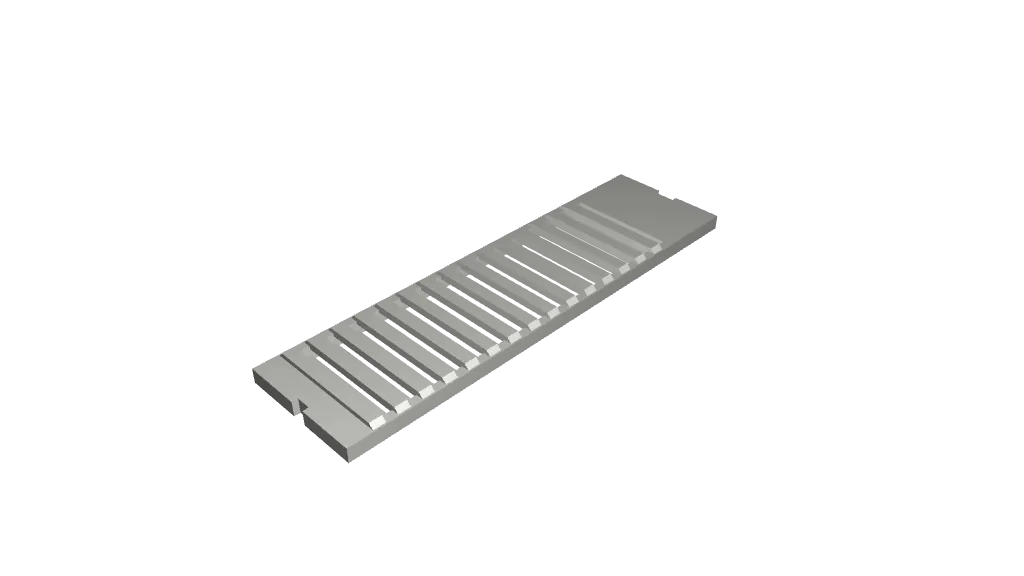 HP Z440 (and similar) 5.25inch Drive Finned Bay Cover by PeteD