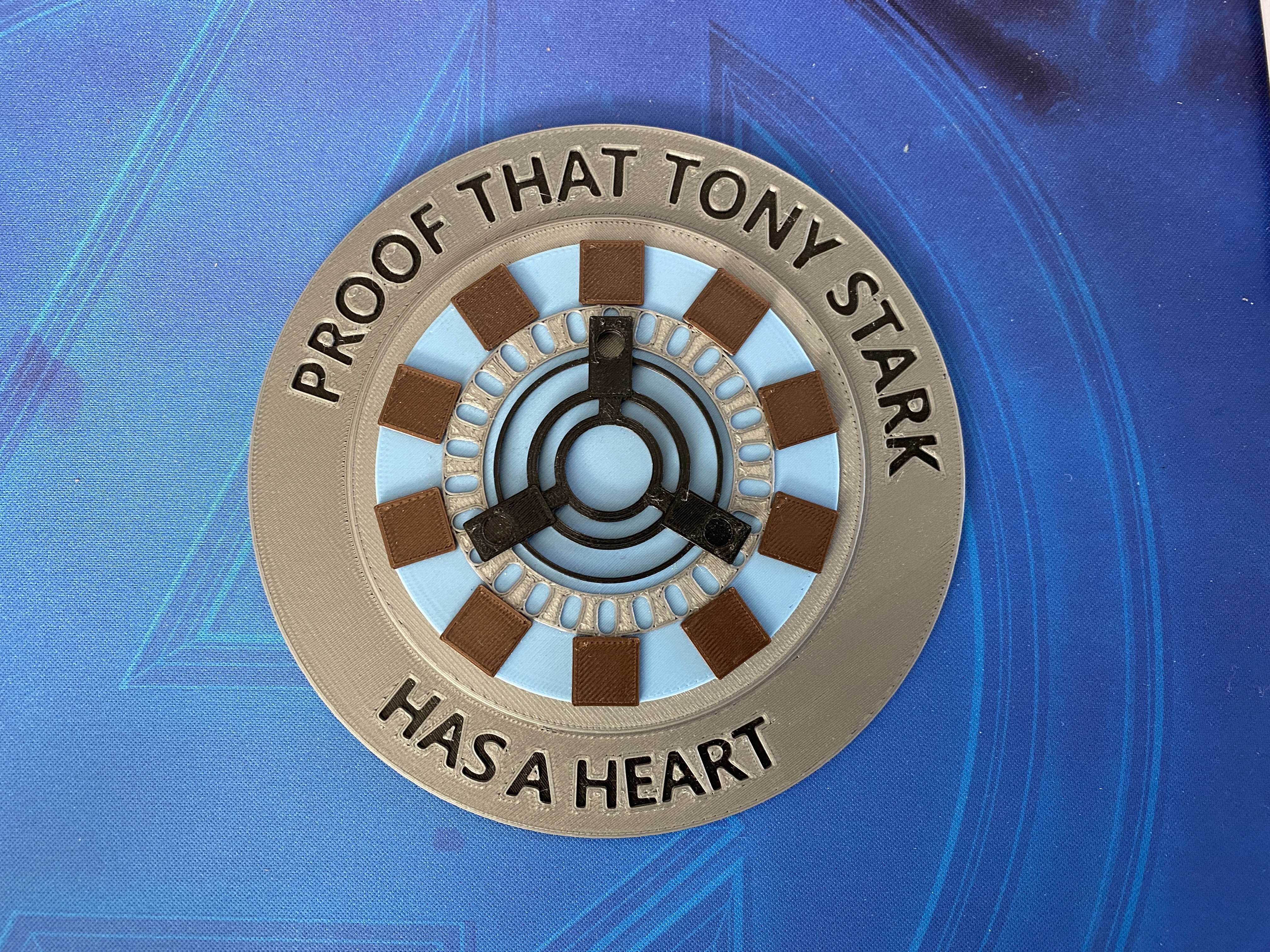 Iron Man Arc Reactor Coaster / Action Figure Stand