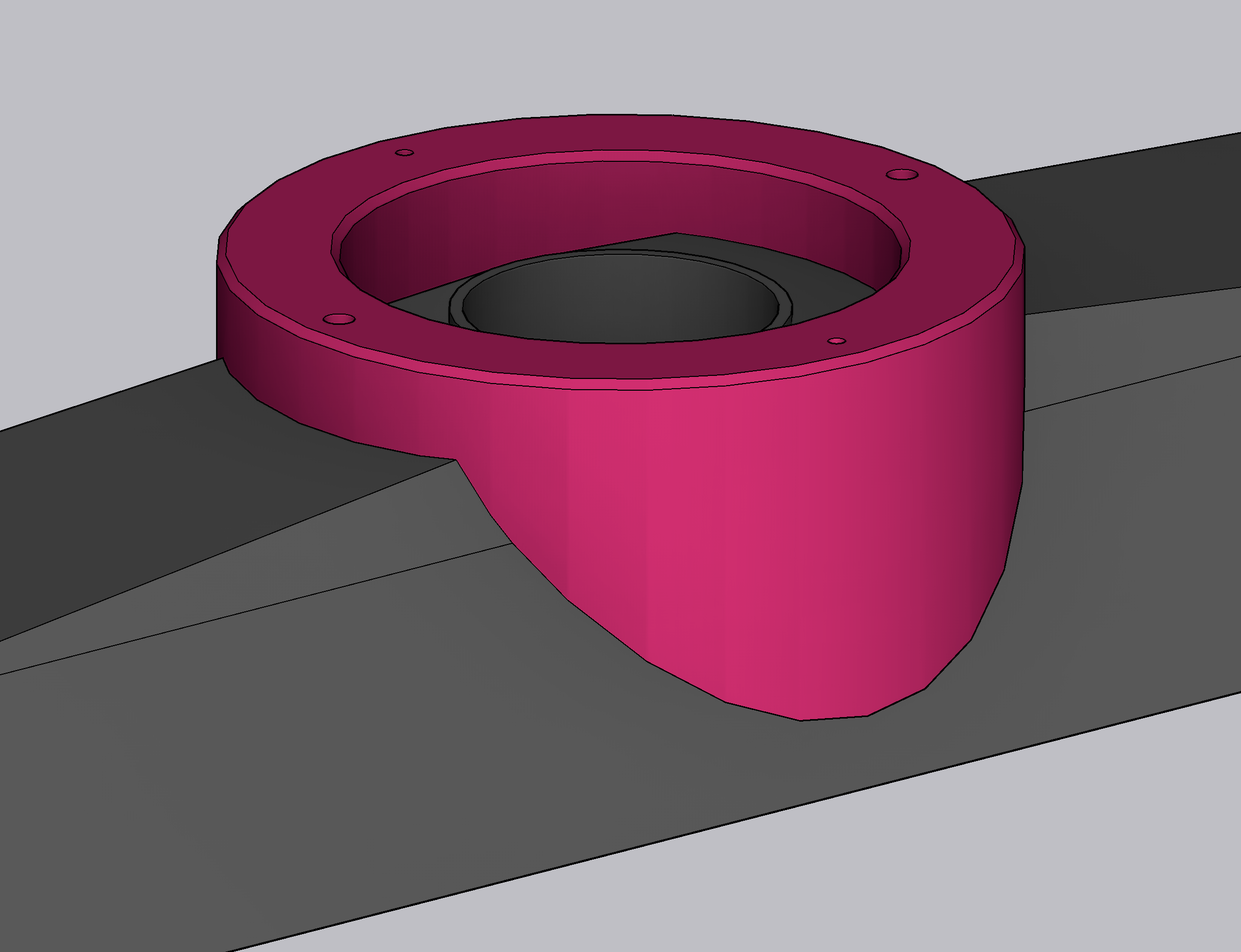 Performax 1632 4" Dust Port Adapter by Sean Regan Download free STL