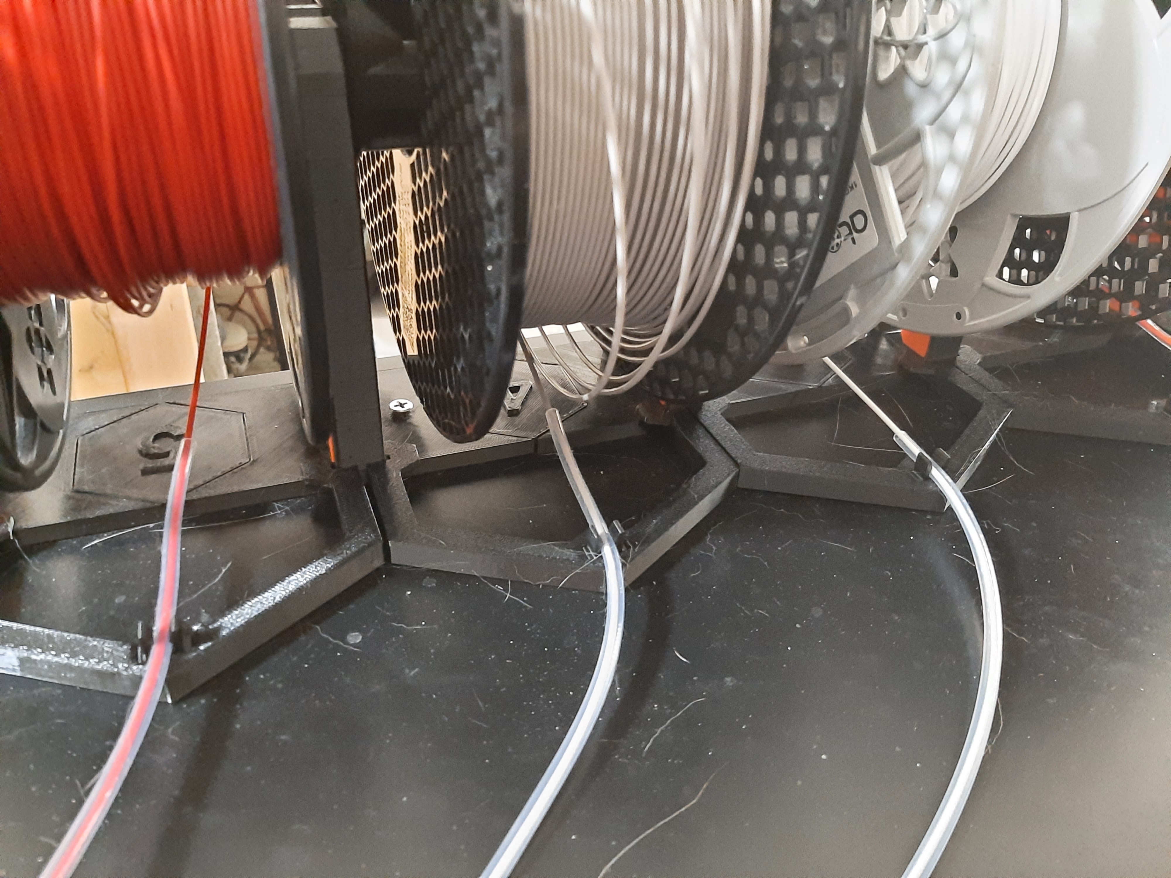 MMU3 spool holder retrofit for Prusa MK3/MMU2S LACK enclosure