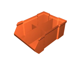 Stack Box with four compartments by Ste Grax | Download free STL model ...