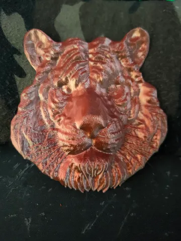 Tiger Face Relief 2