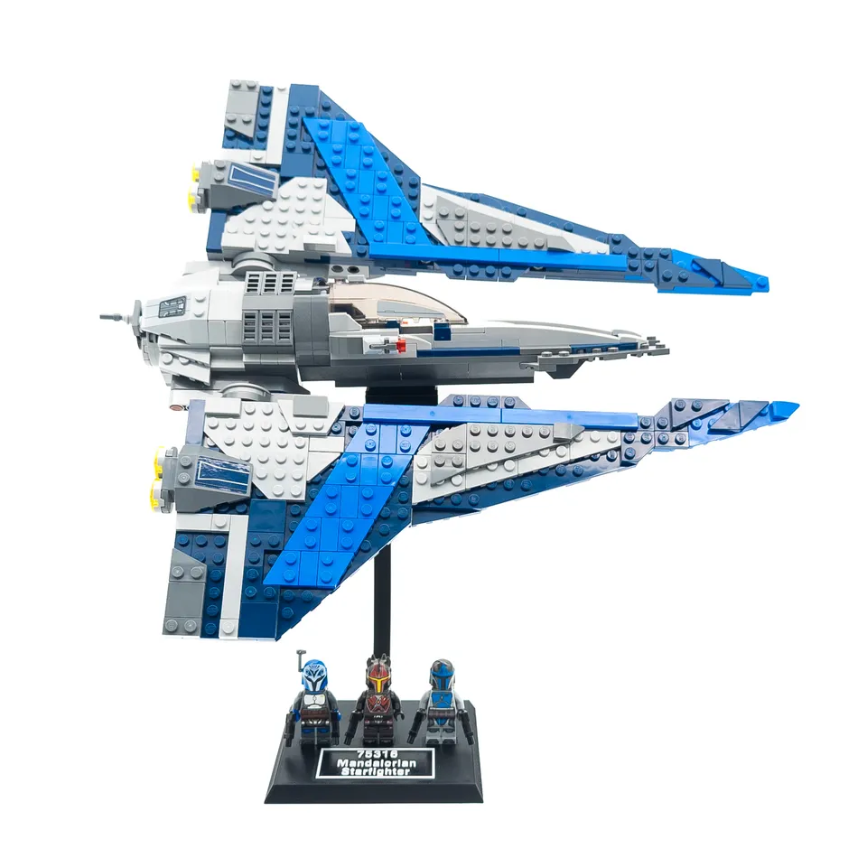 Display Stand for LEGO Star Wars 75316 Mandalorian Starfighter 9525 Pre  Vizsla＇s Mandalorian Fighter [last update