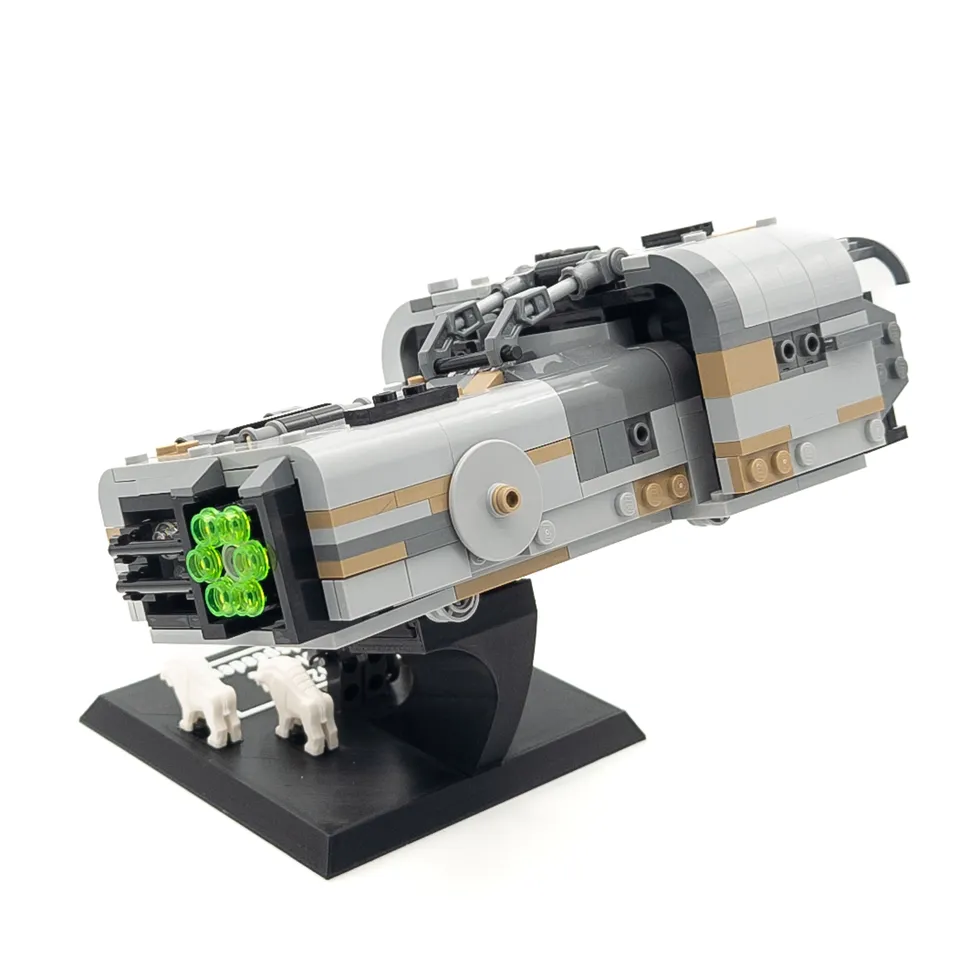 Display Stand for LEGO Star Wars 75210 Moloch＇s Landspeeder