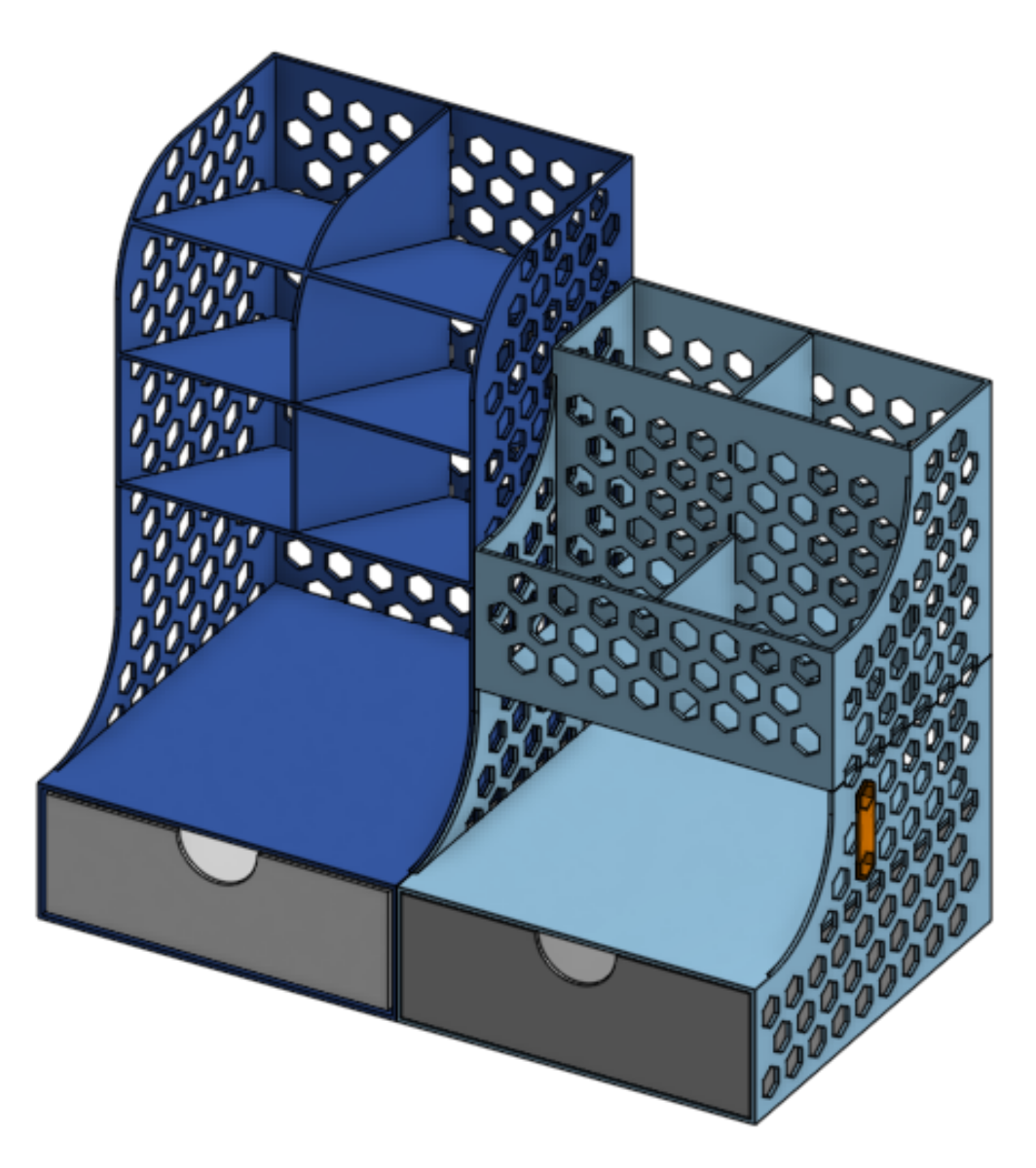 Pen holder, desk organizer