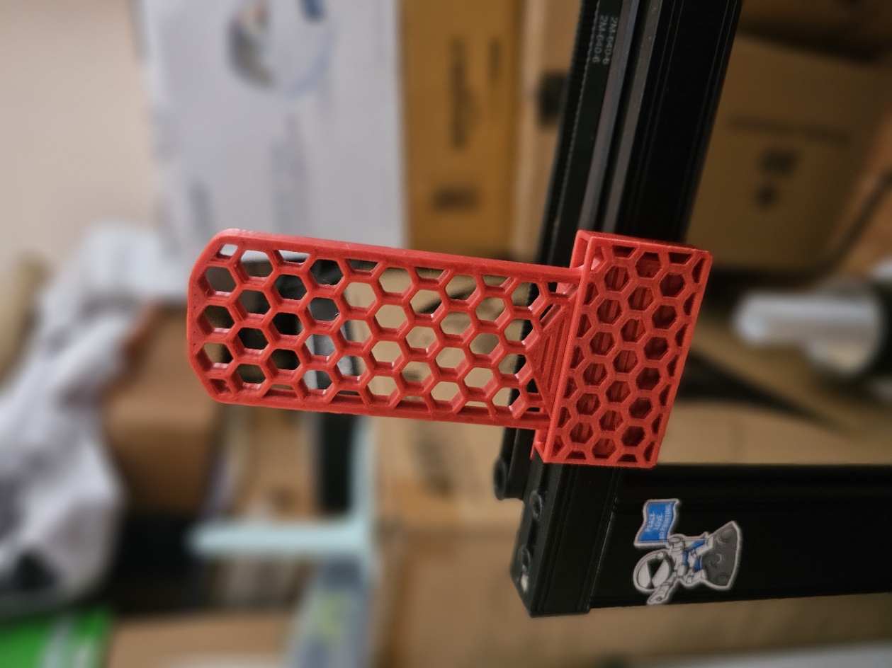 Hexagon Scraper holder for 2020 Extrusions (Ender 3 S1 and other)