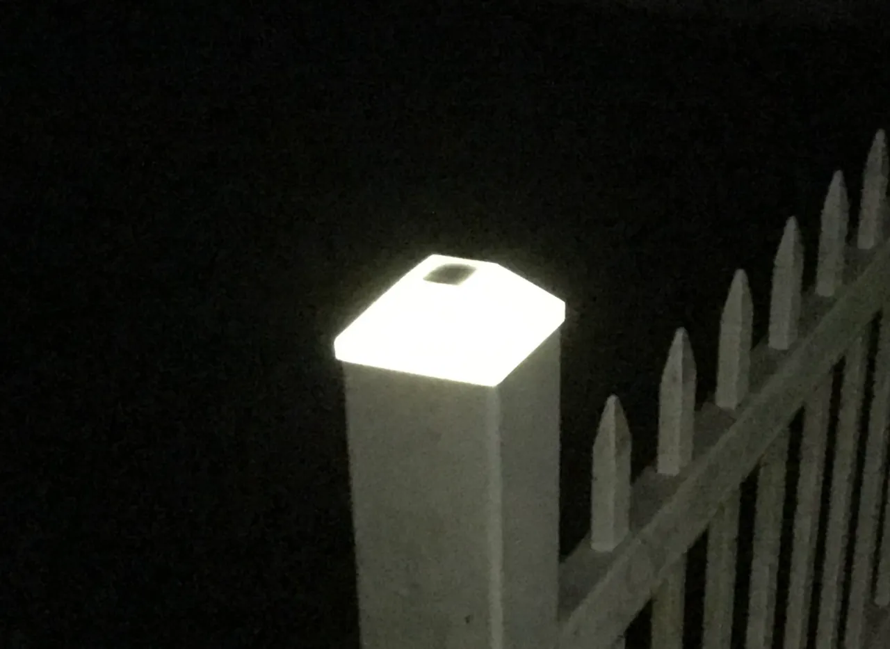 Solar Light for 4x4 Vinyl Fence Post by agibson2 Download free