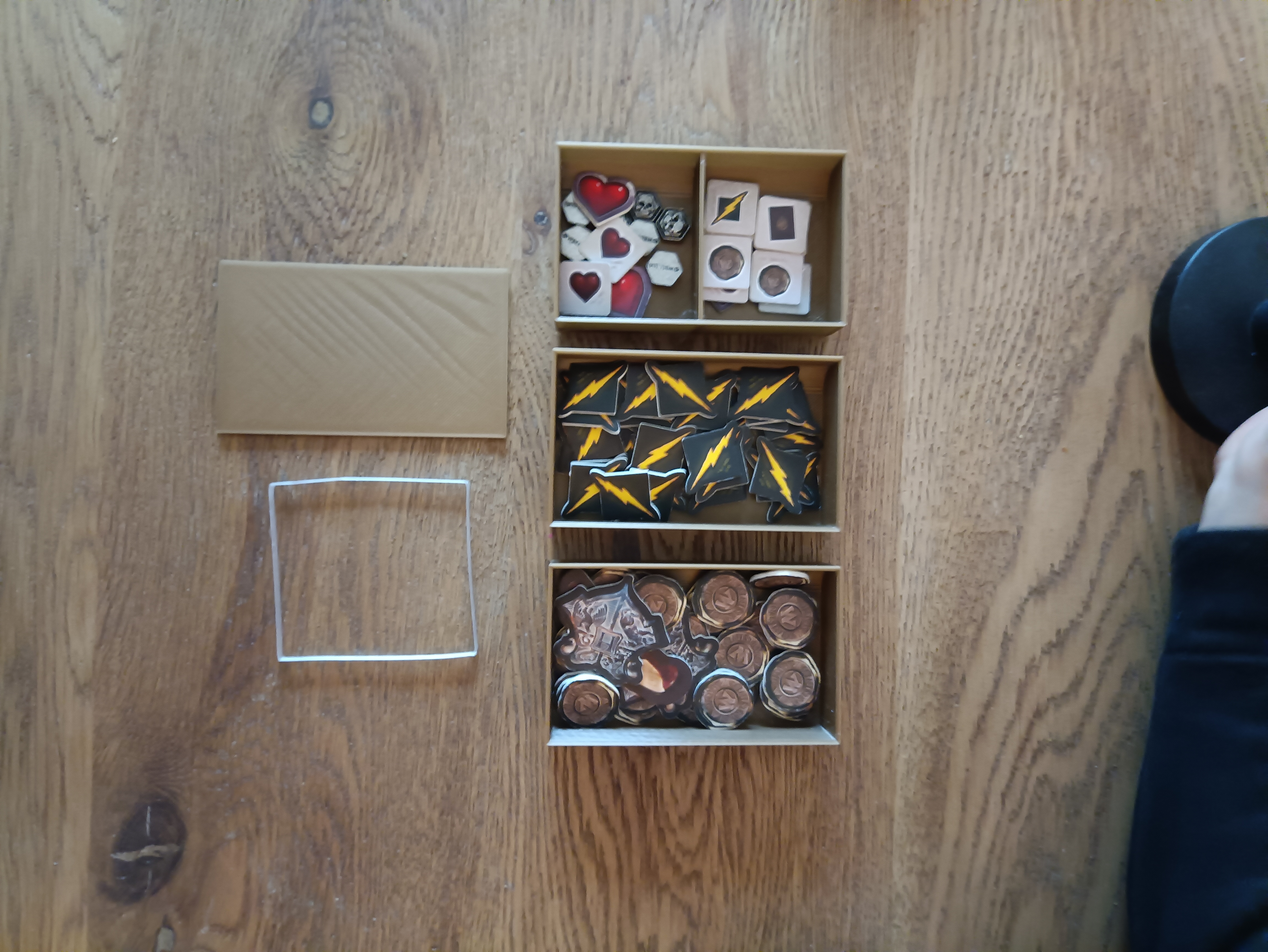 Stackable Boardgame Token Boxes