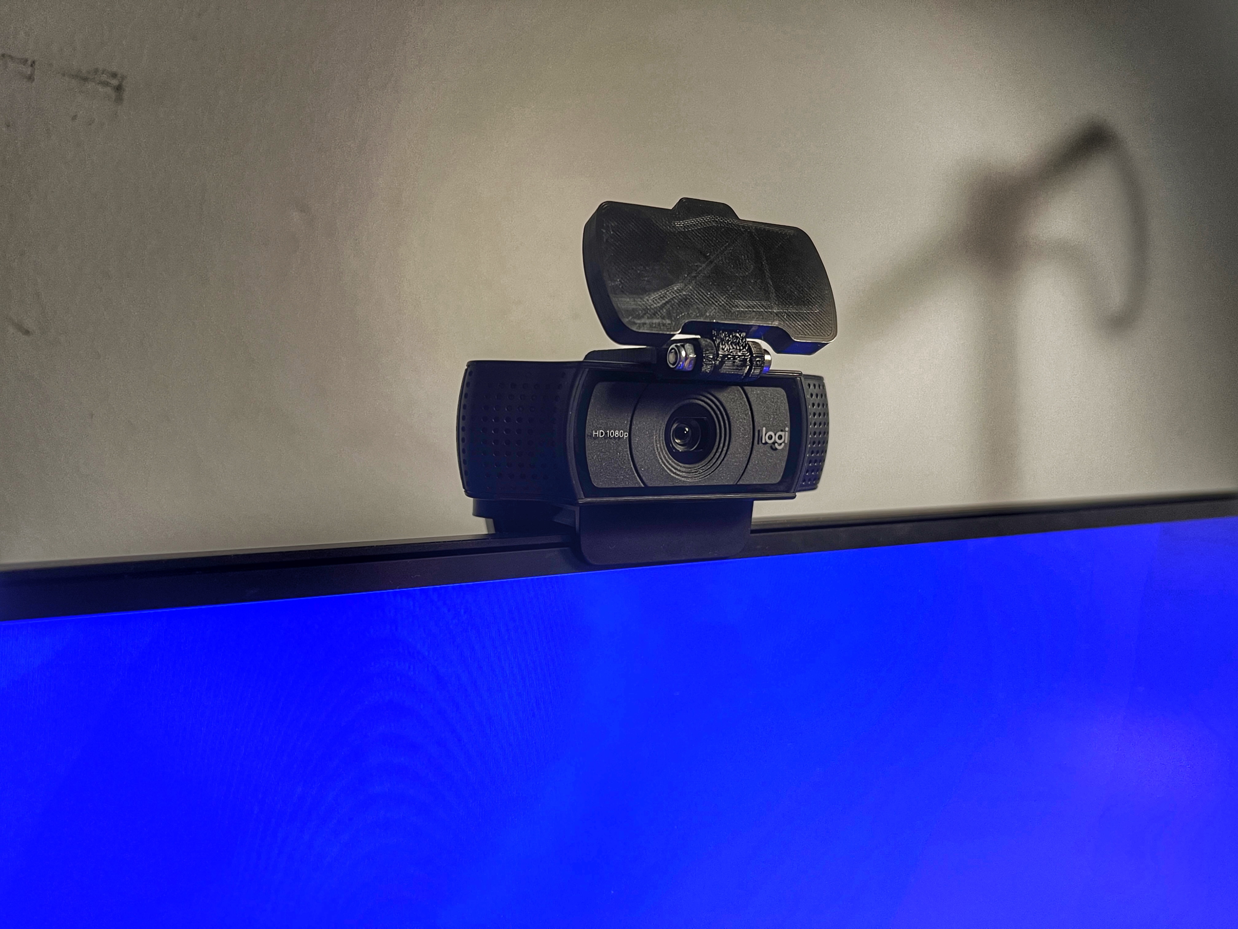 Logitech C920 Webcam Privacy Cover and Shim in One