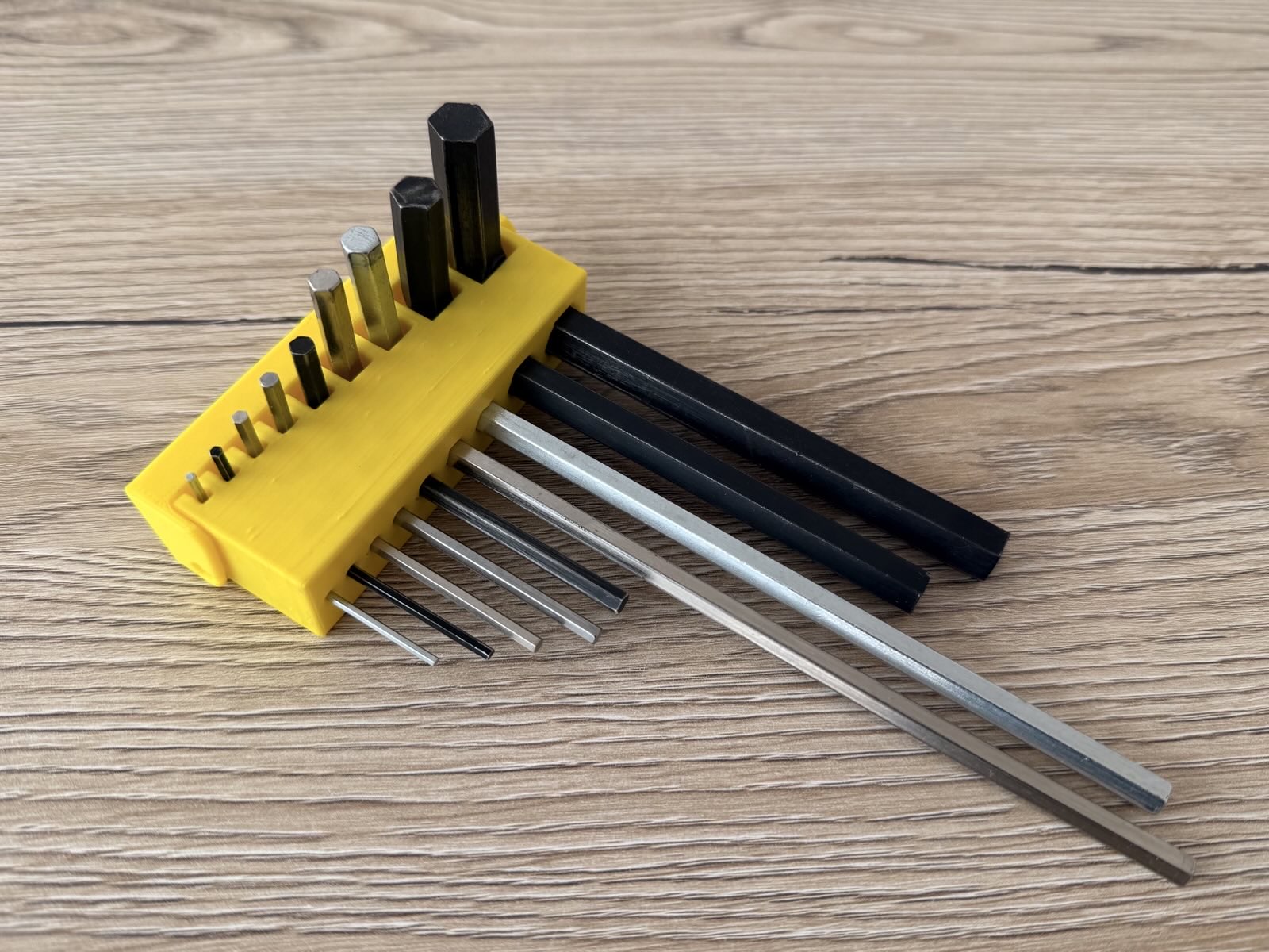 Parametric hex key holder