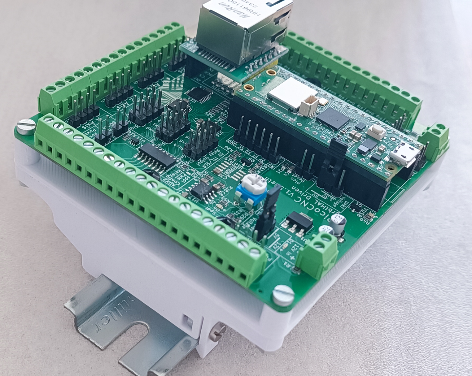 Baseplate & DIN-clamp PicoCNC
