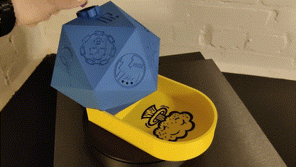 D20 Dice Tower - Fallout Design
