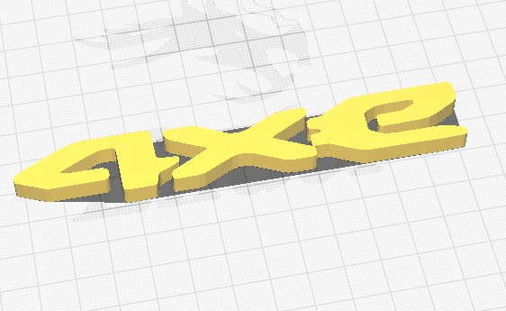 Basic 4XE logo by thewoodwork.ca | Download free STL model | Printables.com