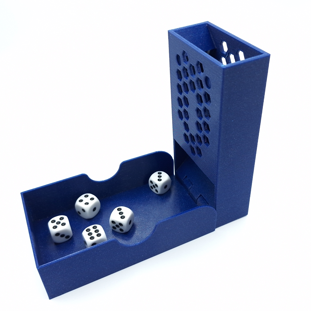 Foldable Dice Tower by GrandFather | Download free STL model ...