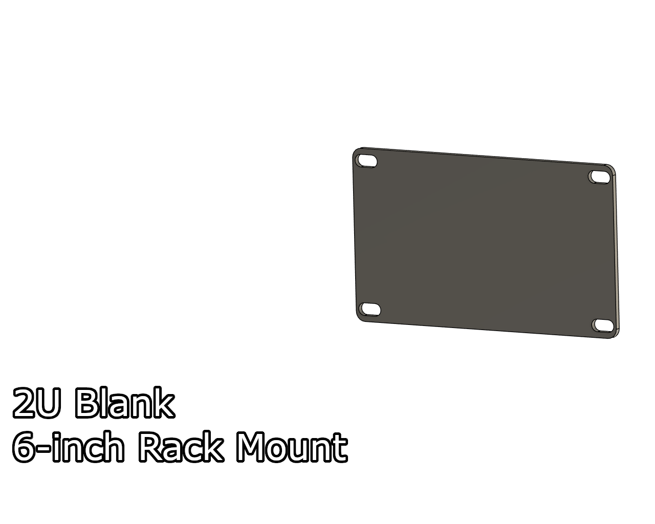 6-inch 2U Blank