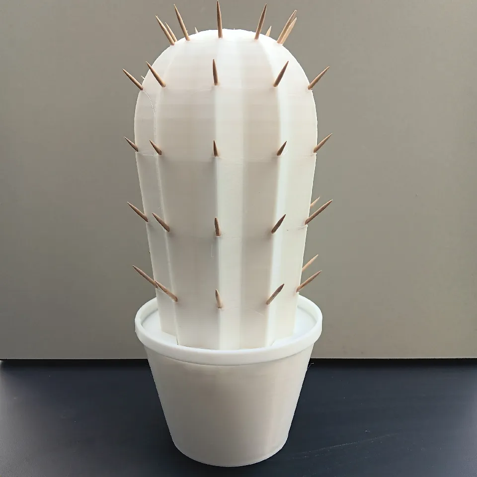 cactus toothpick holder by RunningTurtle08 | Download free STL model |  Printables.com