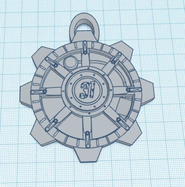 Fallout Vault 31 Keychain