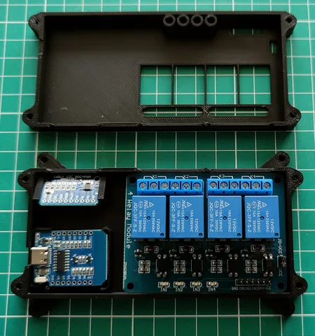 D1 mini & ADS1115 & 4ch relay