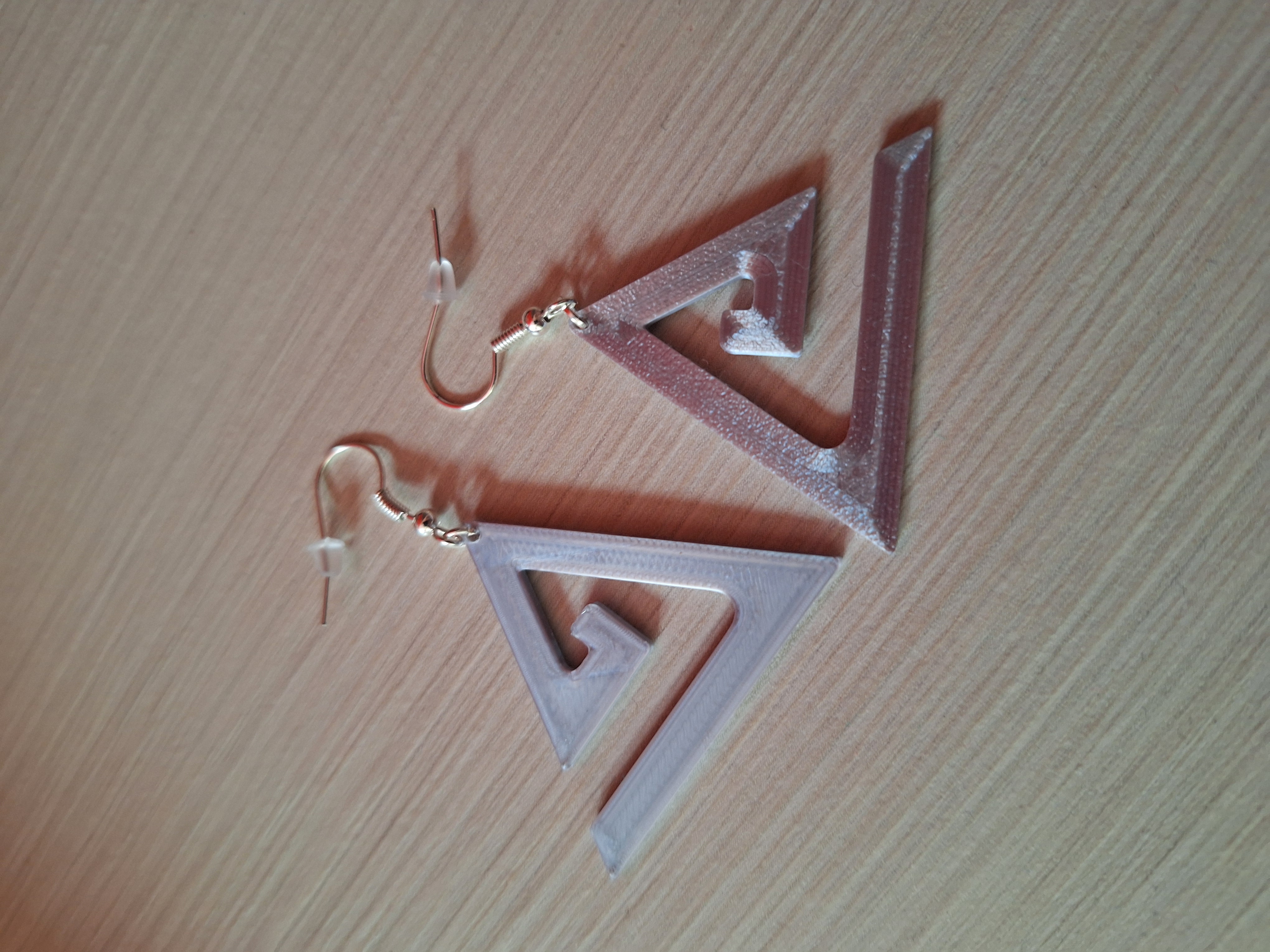 triangle earrings