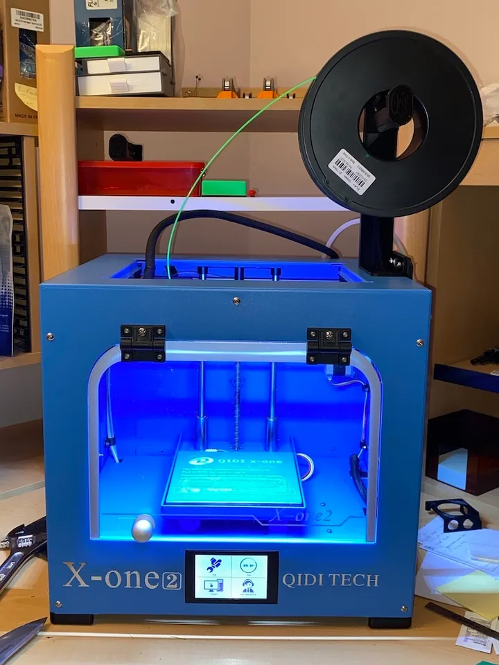 Qidi X-One2 Spool Mount Mod by ToyMaker | Download free STL model