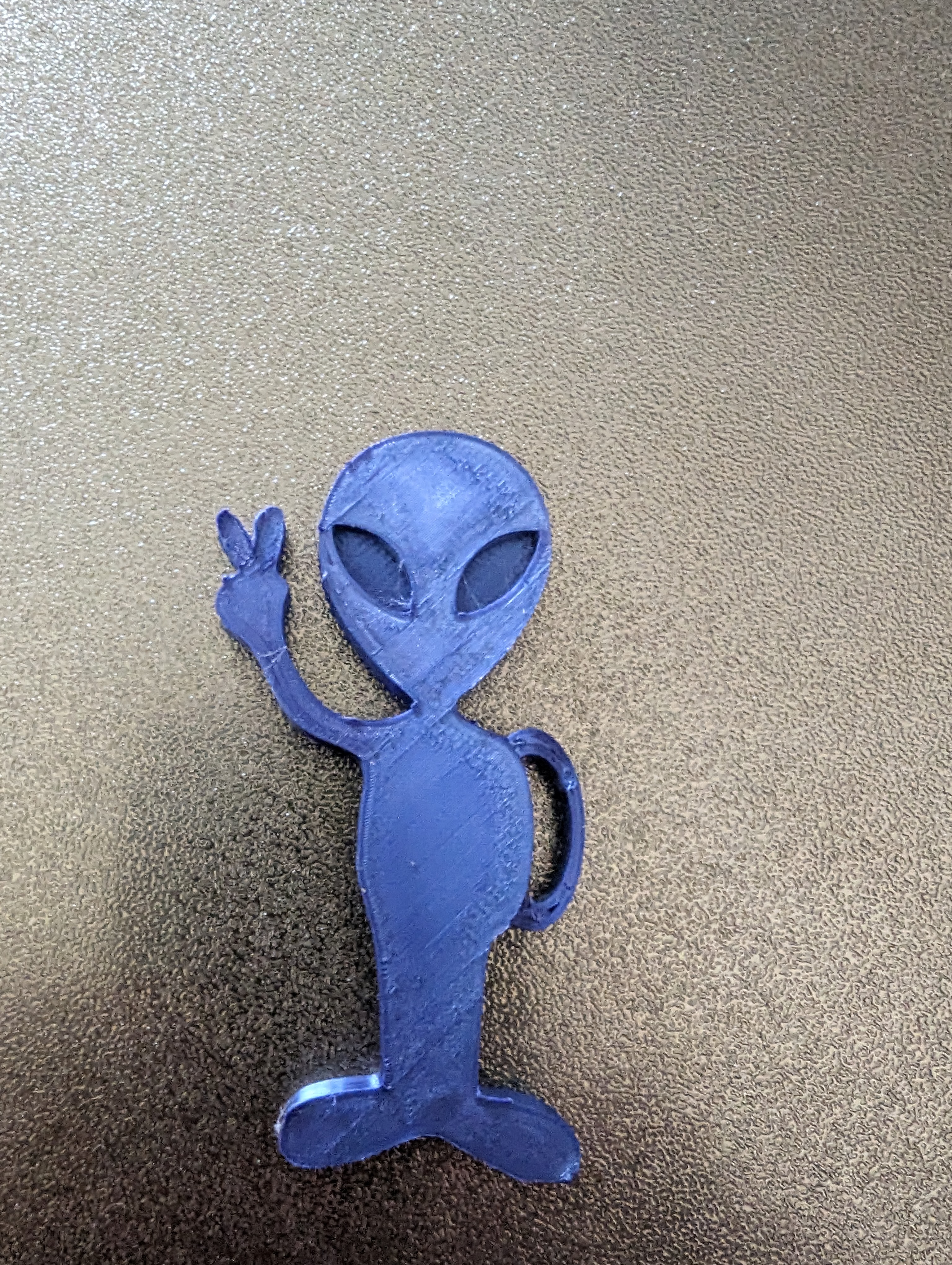 Miniatura 2 do modelo 3D Alien Keychain