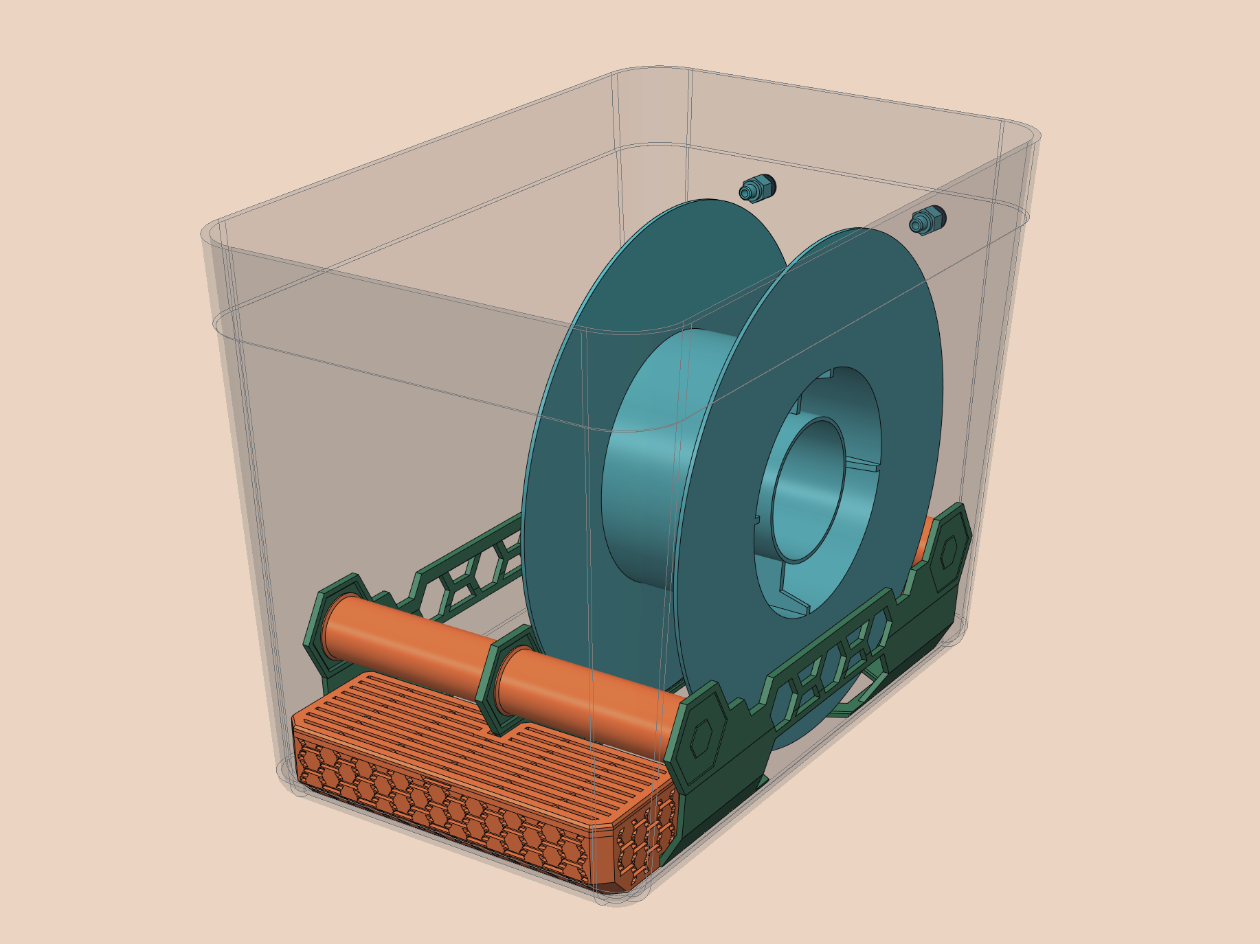 Filament Spool Drybox Ikea 365+ v1.1 by Pyry Download free STL model