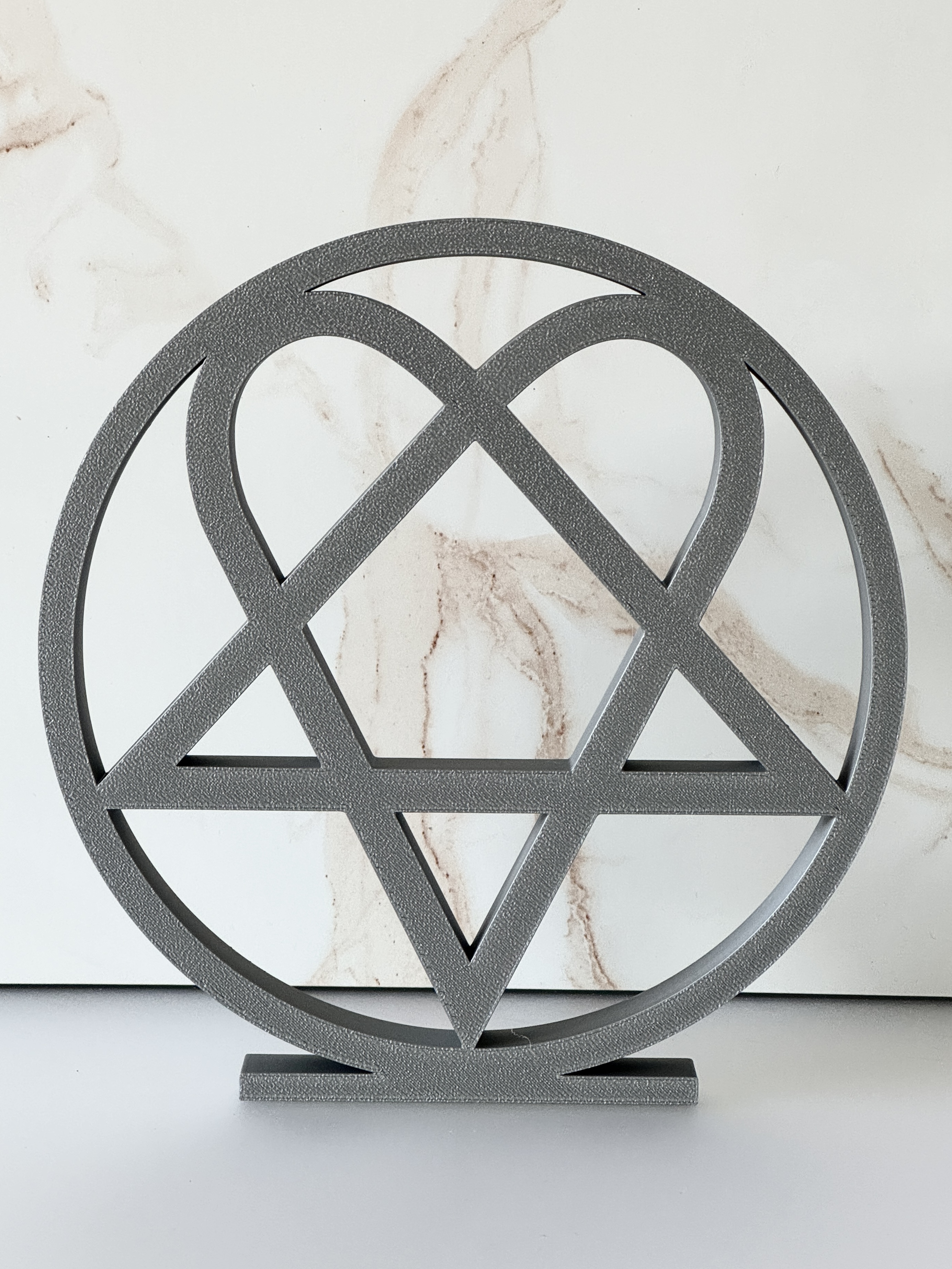 HIM Heartagram logo decoration