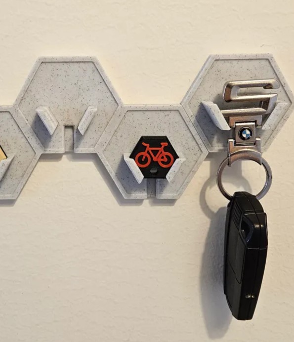 Modern Key Hanger Bicycle tag