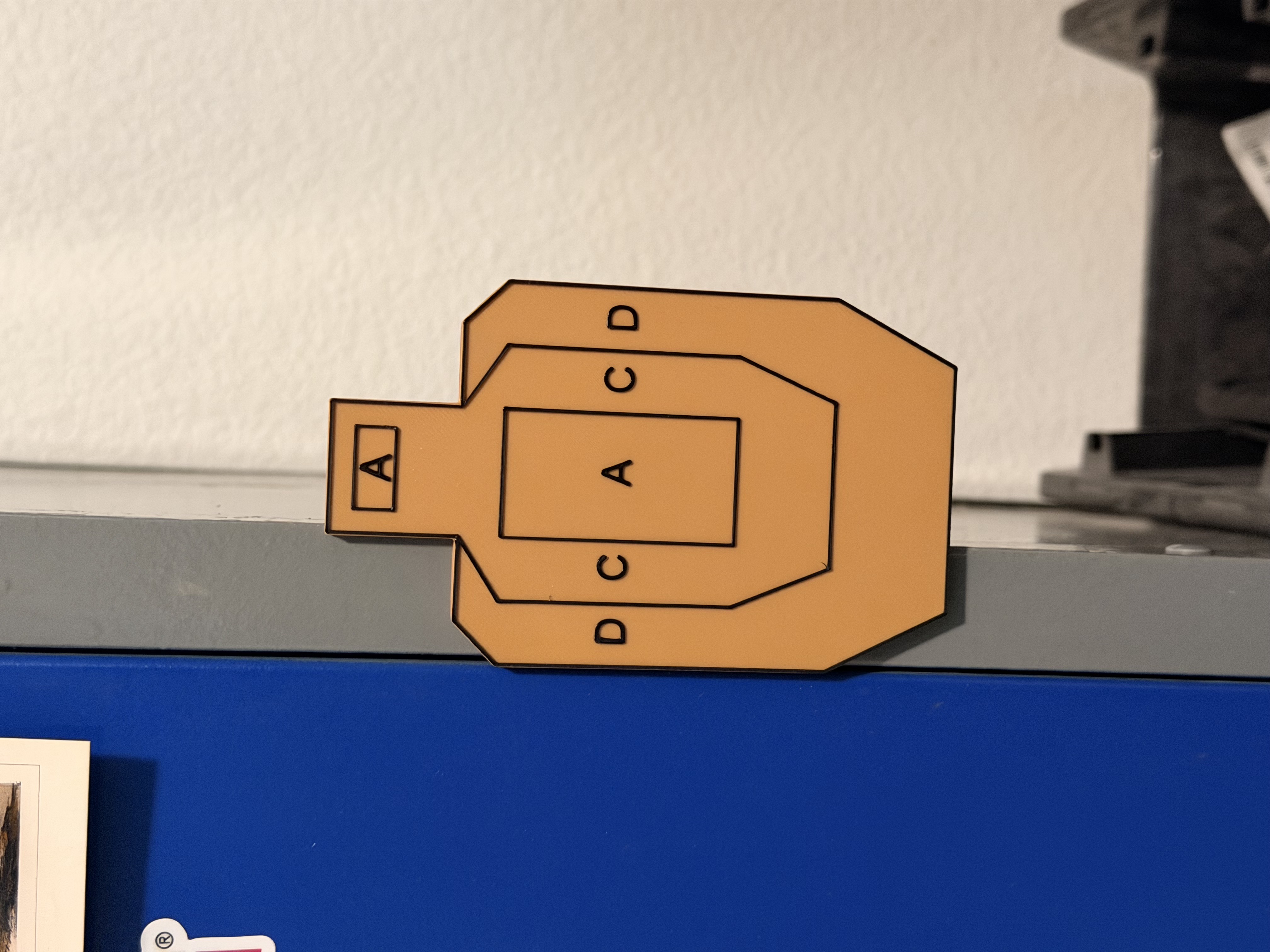 Magnetic USPSA 1/6 Reduced Dry Fire Target