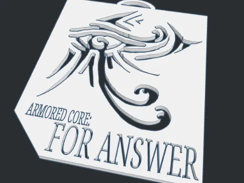 White Glint Panel | Armored Core Wall Decoration
