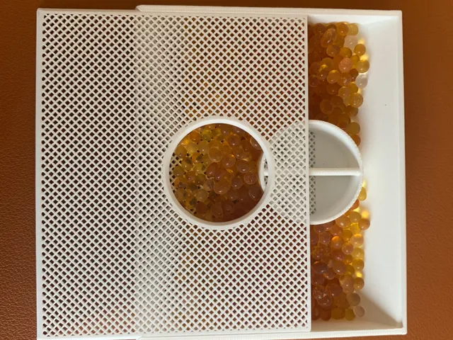 Silica Gel Container With Lid For Wall Mounted Drybox
