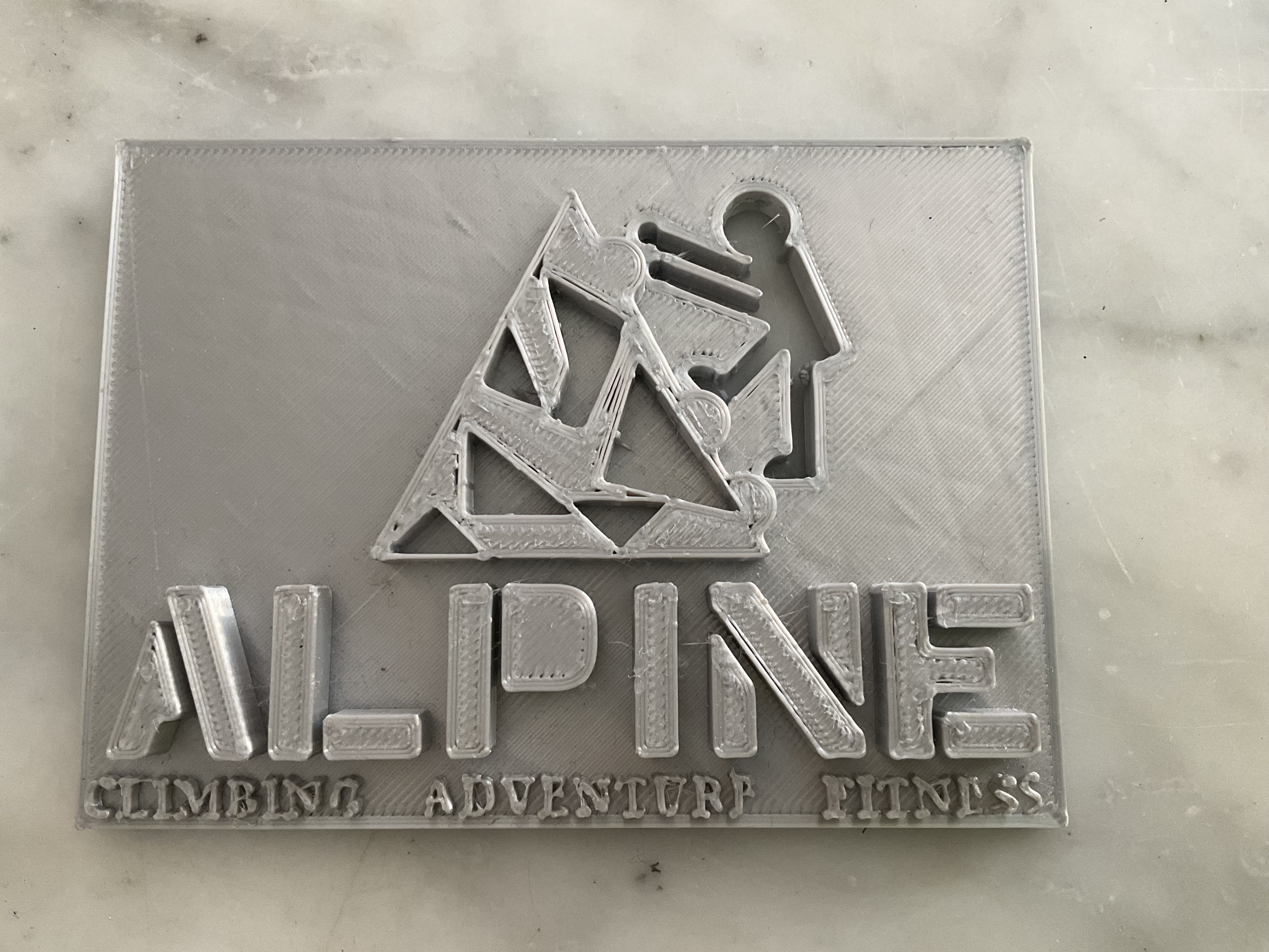 alpine climbing adventure fitness logo