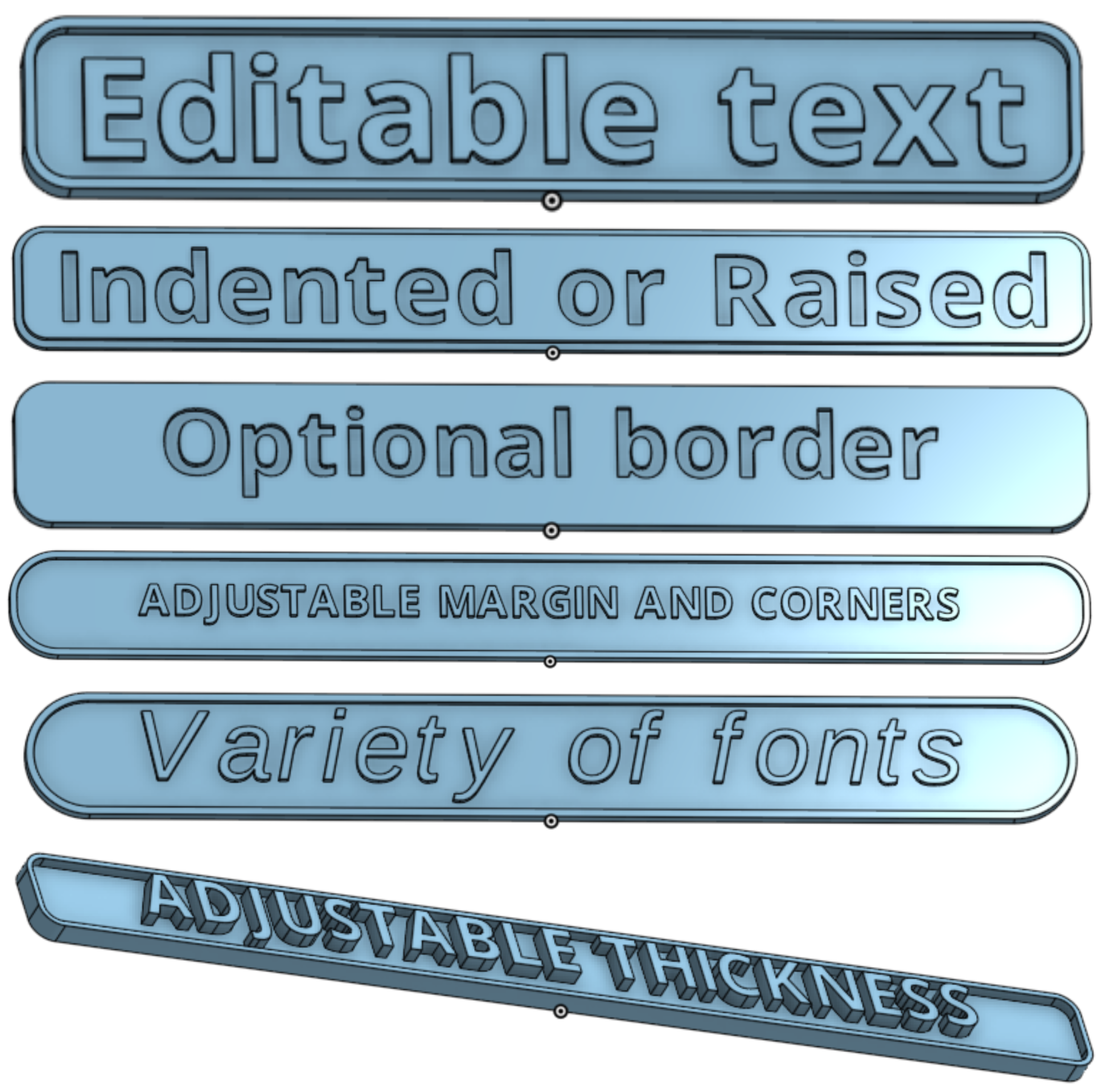 Editable configurable labels — miniatura 2