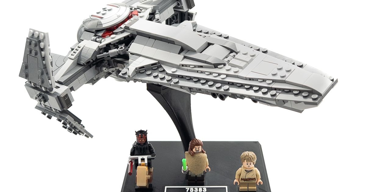 Display Stand for LEGO Star Wars 75383 Darth Maul's Sith