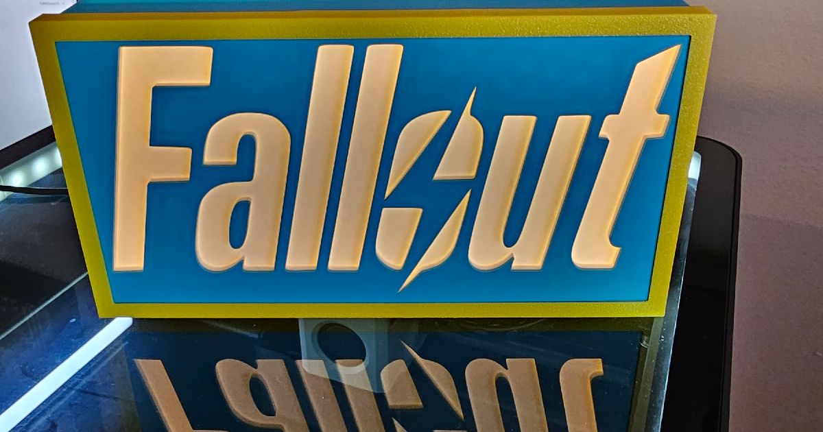 Fallout Light box with pause on logo for multicolour by john nixon ...