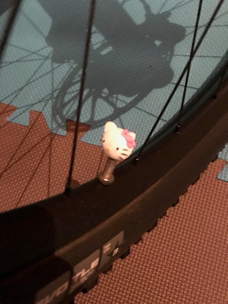HELLO KITTY BICYCLE VALVE CAP