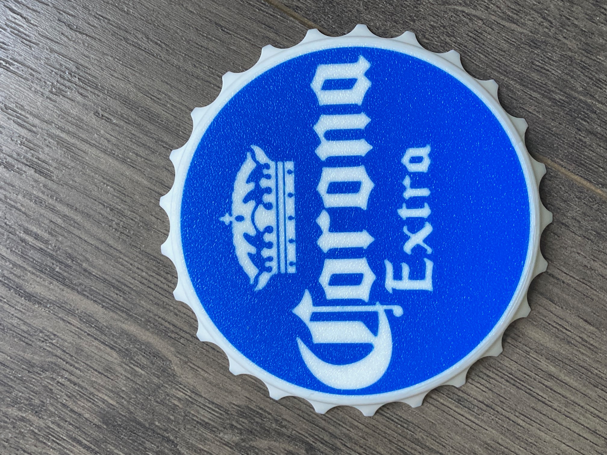 Corona Large Bottle Cap Coaster by naiad001 Download free STL model