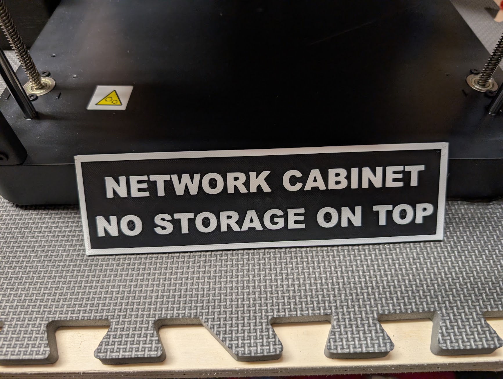 Network Room & Cabinet Signs