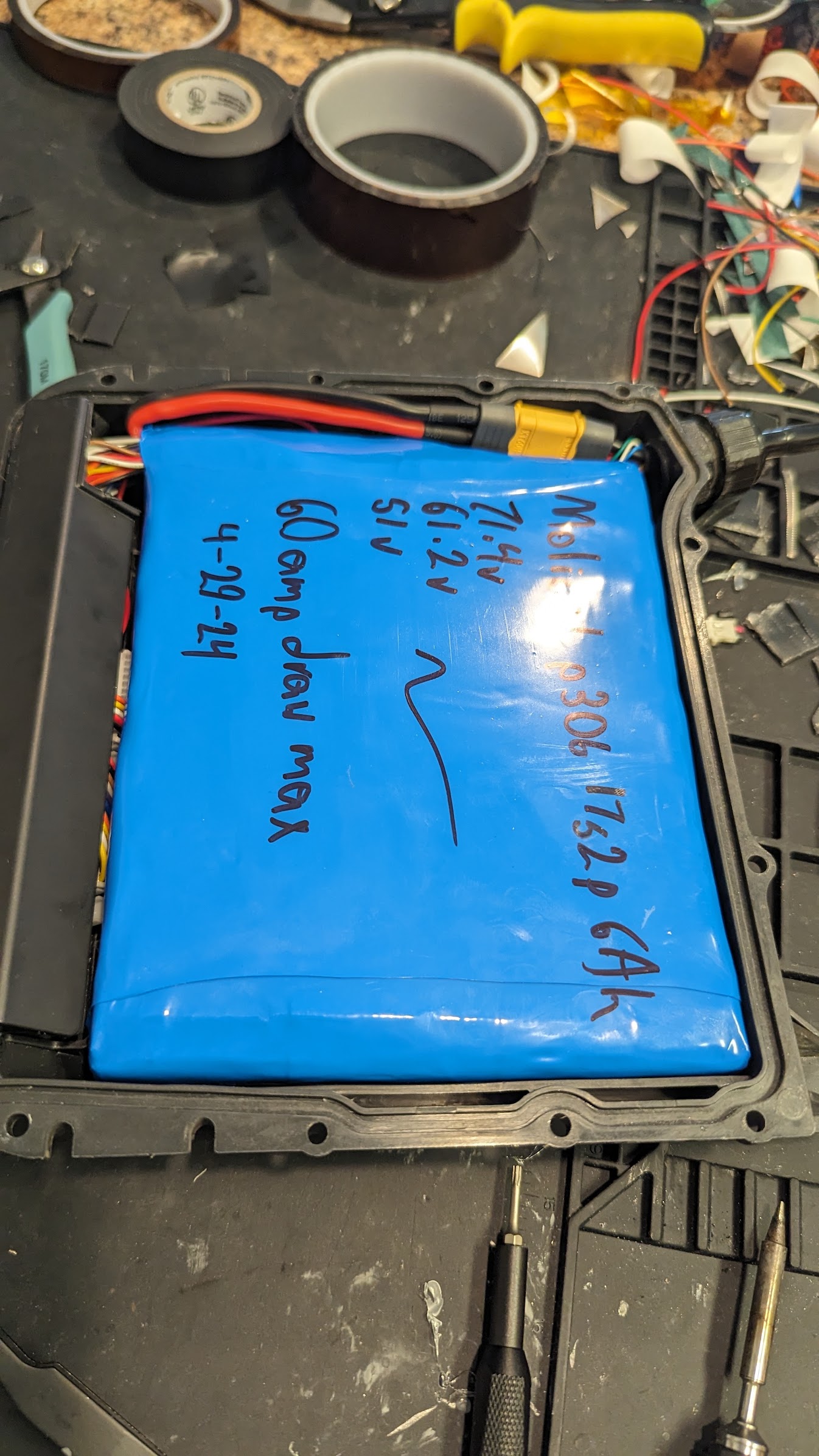 17s2p 18650 Vesc PintX Weld Frame