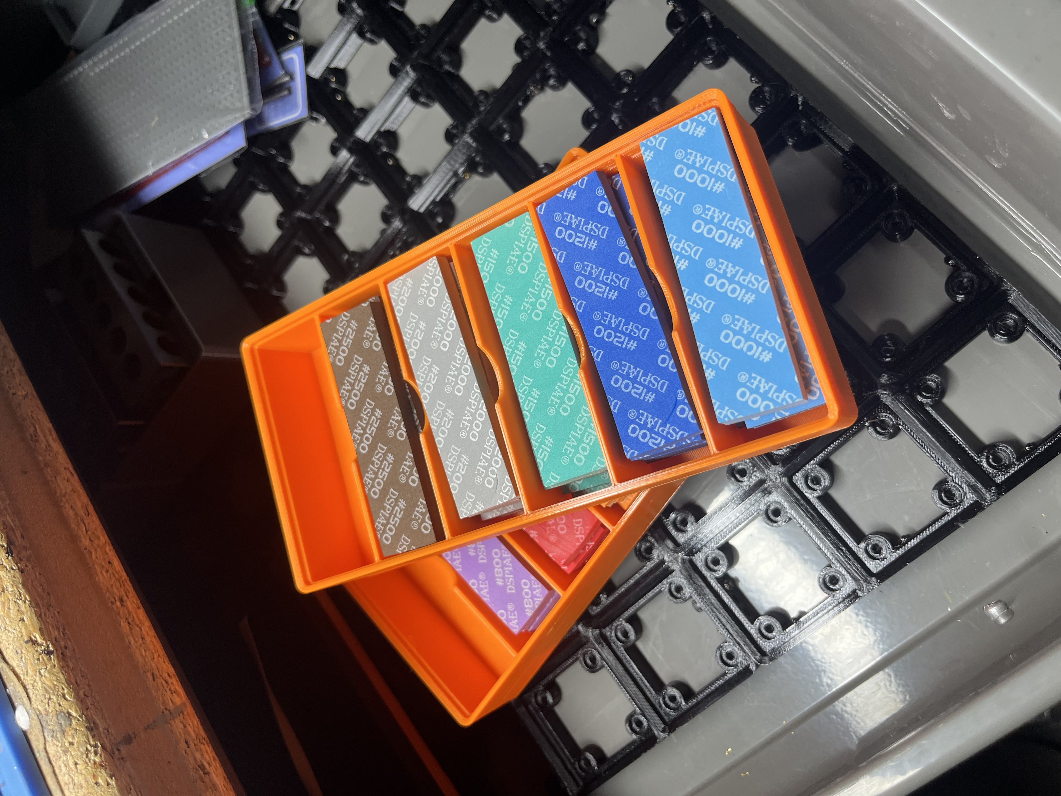 Gridfinity Container for Dspiae Sanding Sponge Set