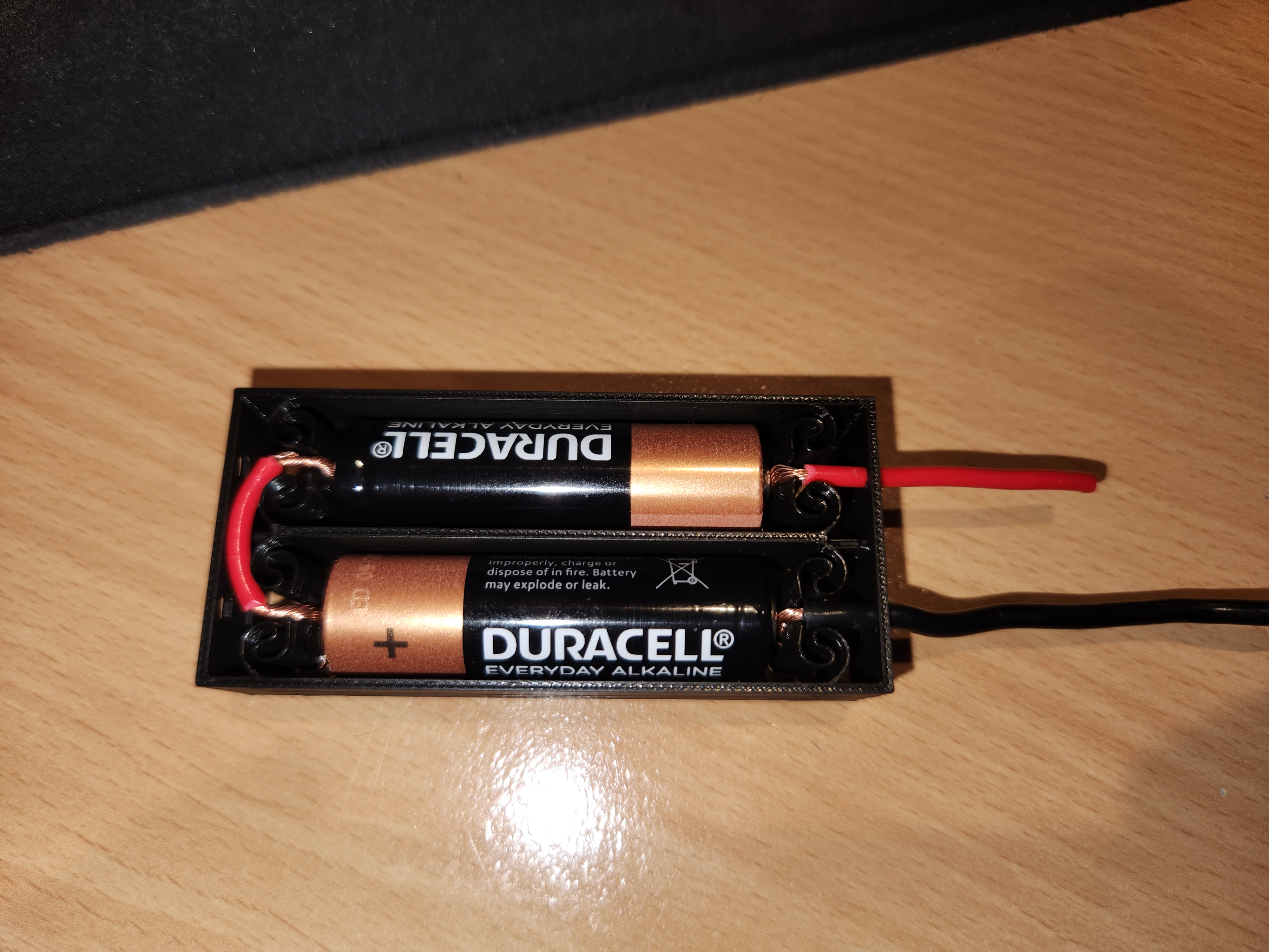 AA Makeshift Battery Holder