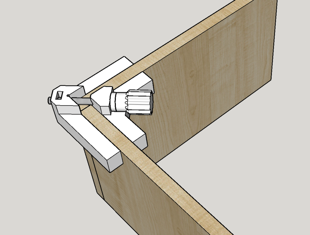 Miniatura 2 do modelo 3D Right angle clamp