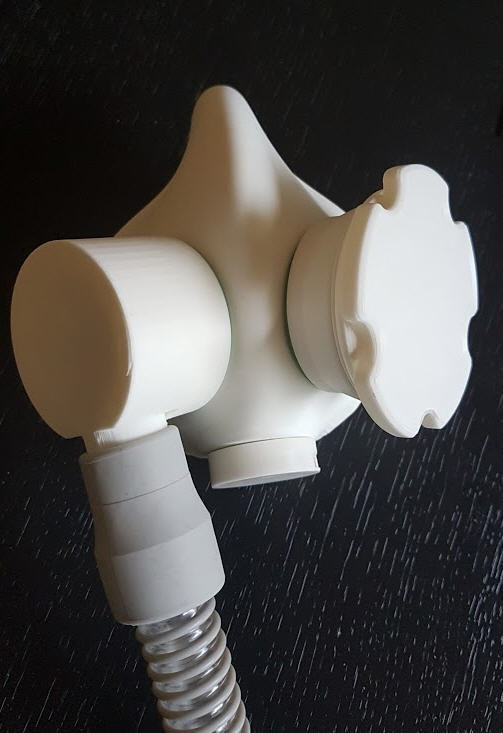 CPAP Adapter For 3D Printed Mask By Freedom2000 Download Free STL 