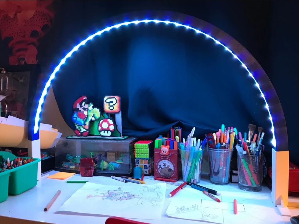 LED light arc remix by jchau57 | Download free STL model | Printables.com