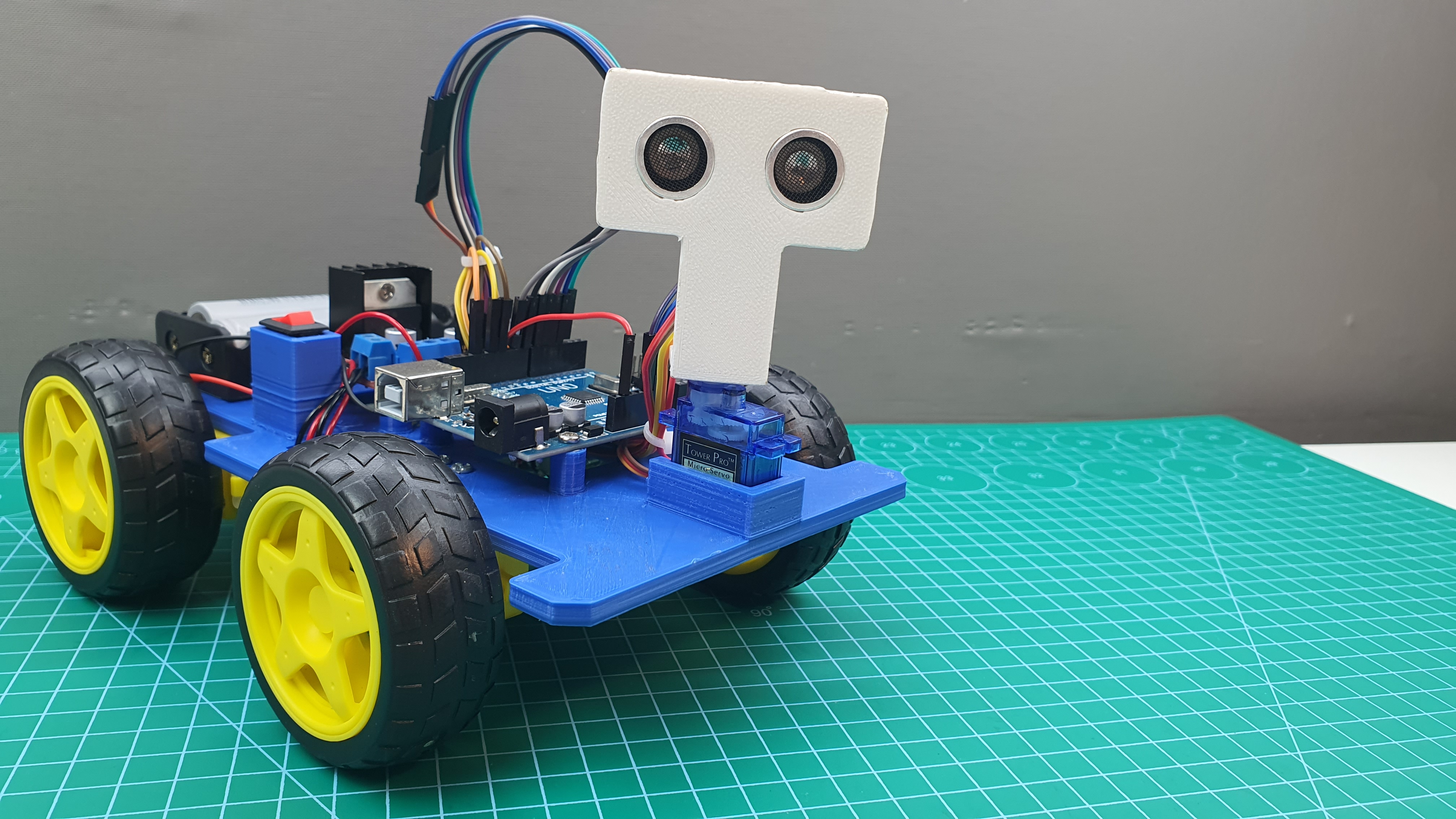 Obtsacle Avoiding Robot using L298N