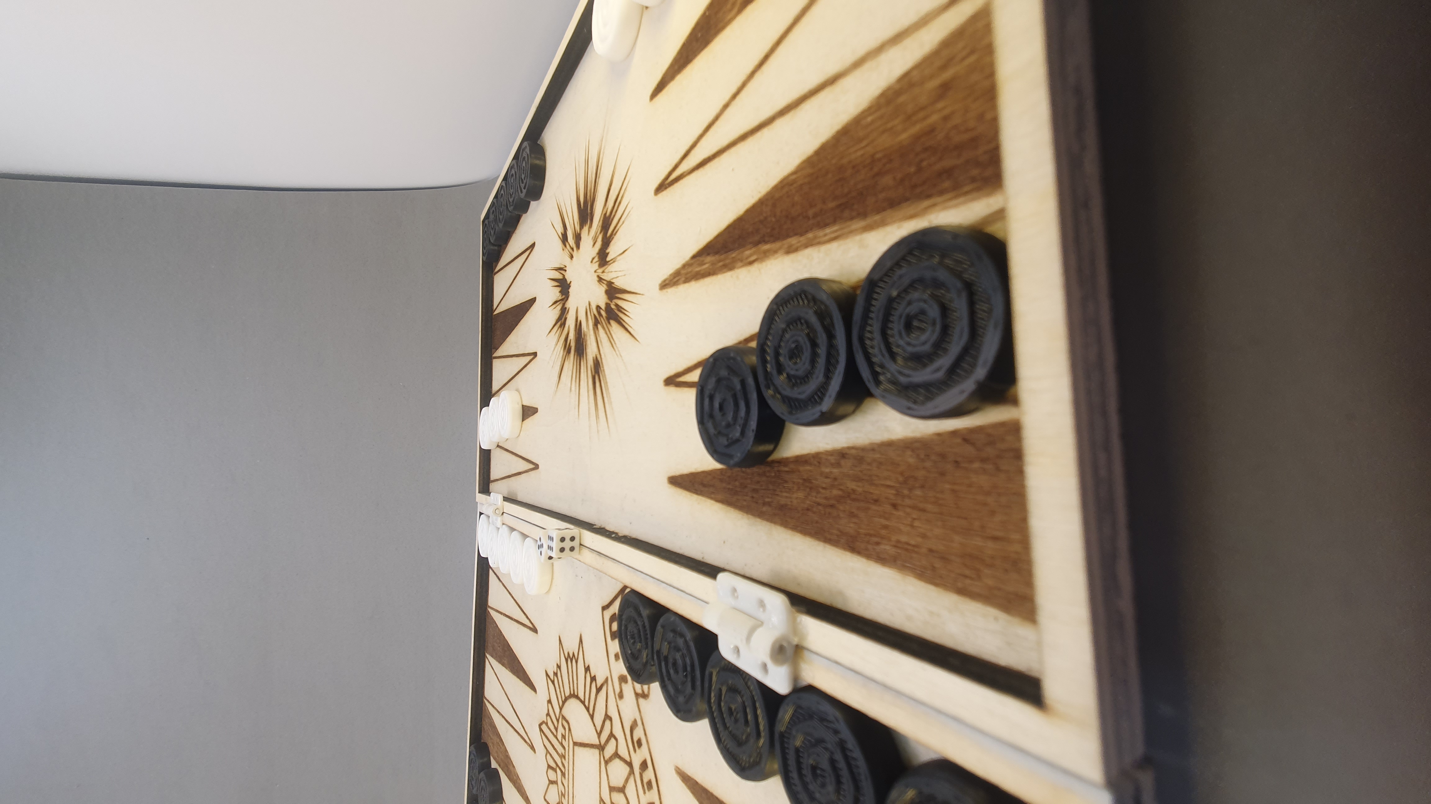 Miniatura 7 do modelo 3D Backgammon - Laser Cut