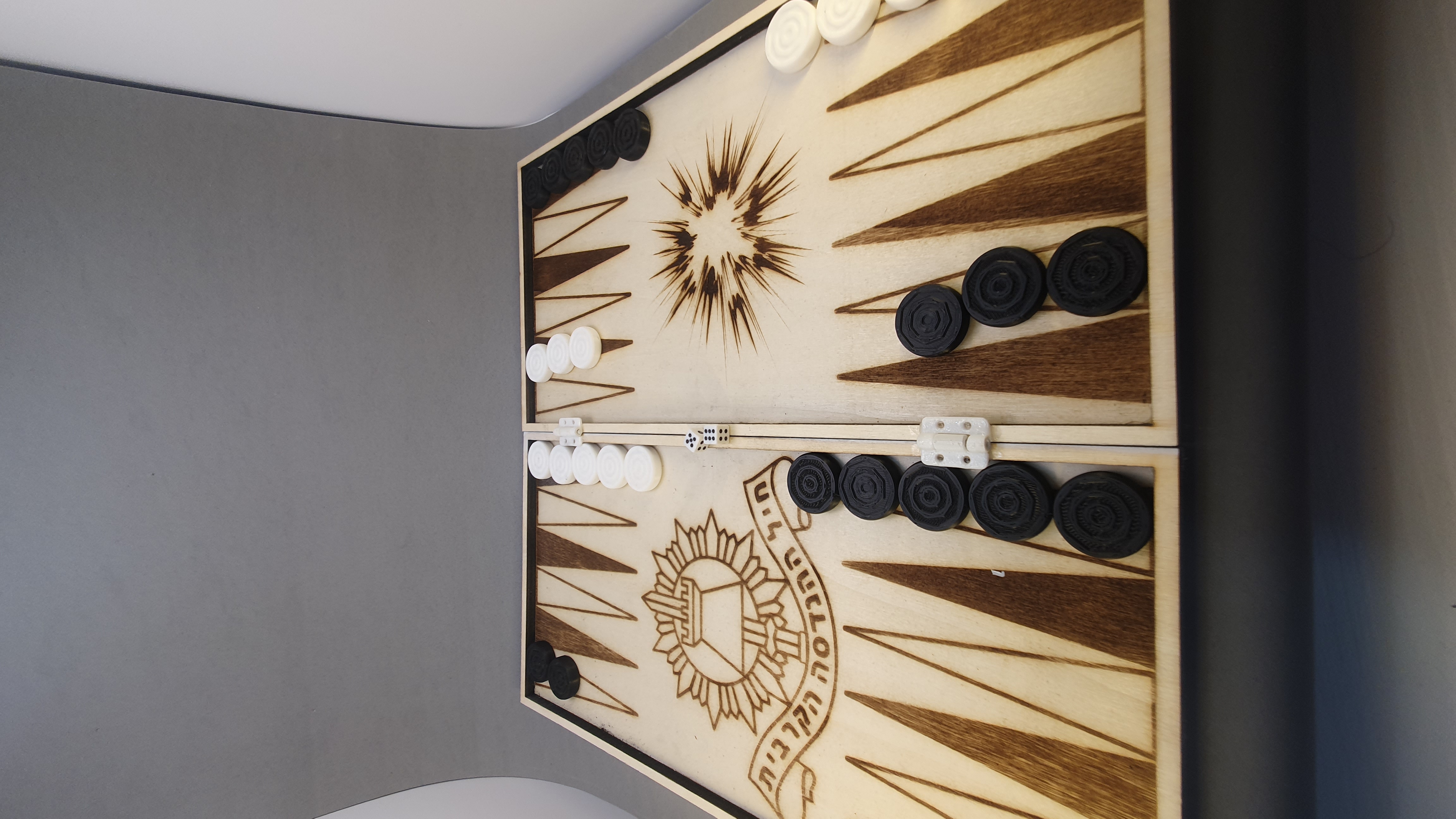 Miniatura 9 do modelo 3D Backgammon - Laser Cut