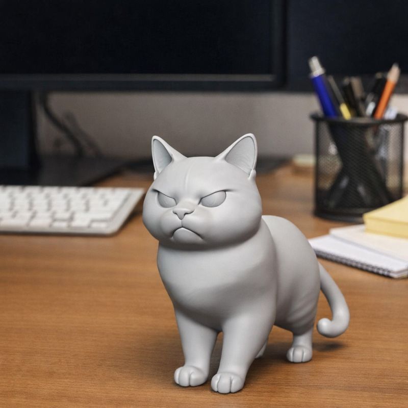 angry cat