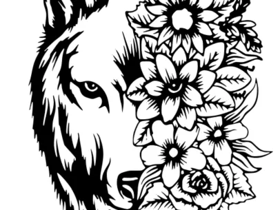 Wolf Tree Wall Art